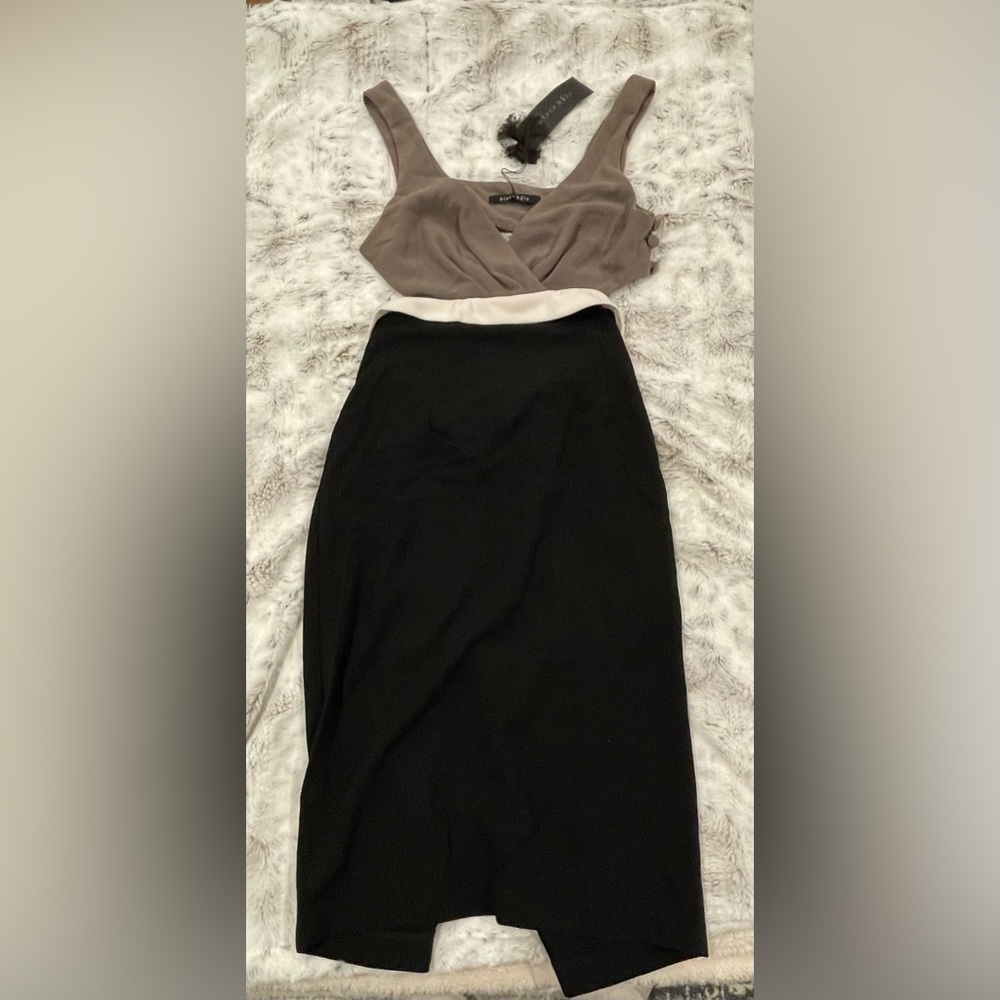 NWT Black Halo Cut Out Dress Size 8